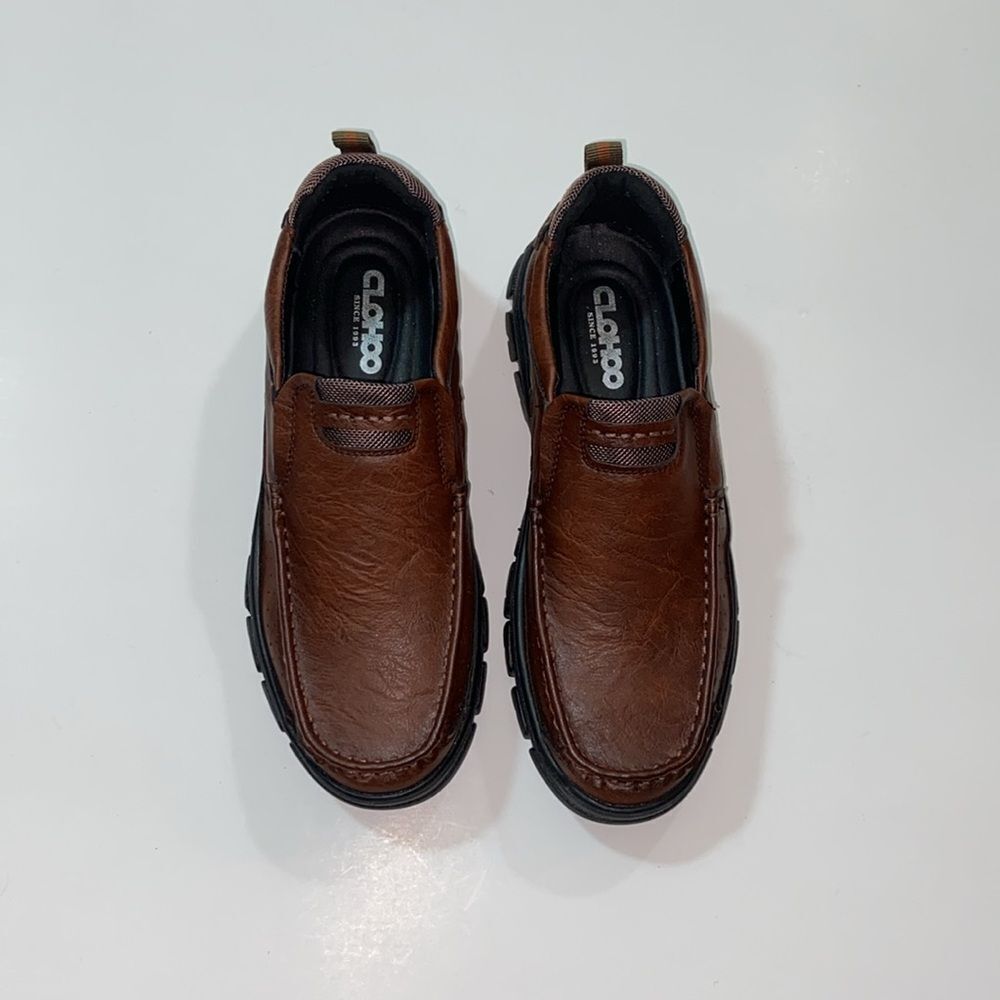 CLOHOO SINCE 1993 Men's Brown Slip-On Shoes Size 250 Chinese